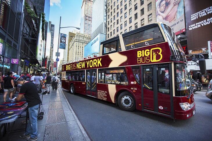 纽约随上随下观光巴士