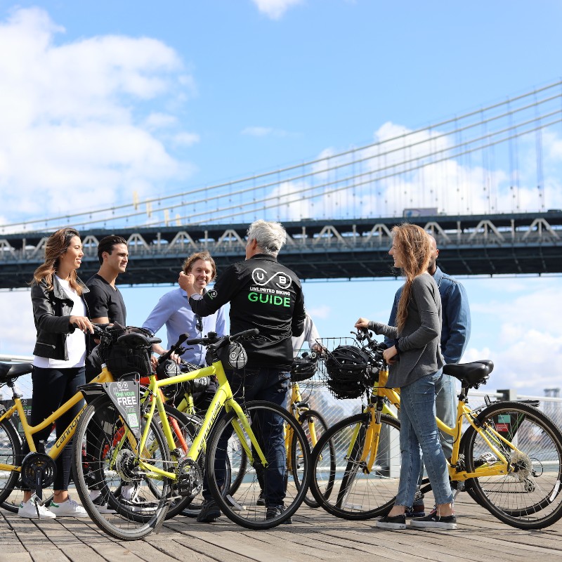 布鲁克林大桥自行车导览之旅——由无限自行车公司提供