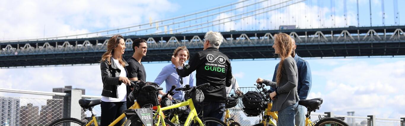 布鲁克林大桥自行车导览之旅——由无限自行车公司提供